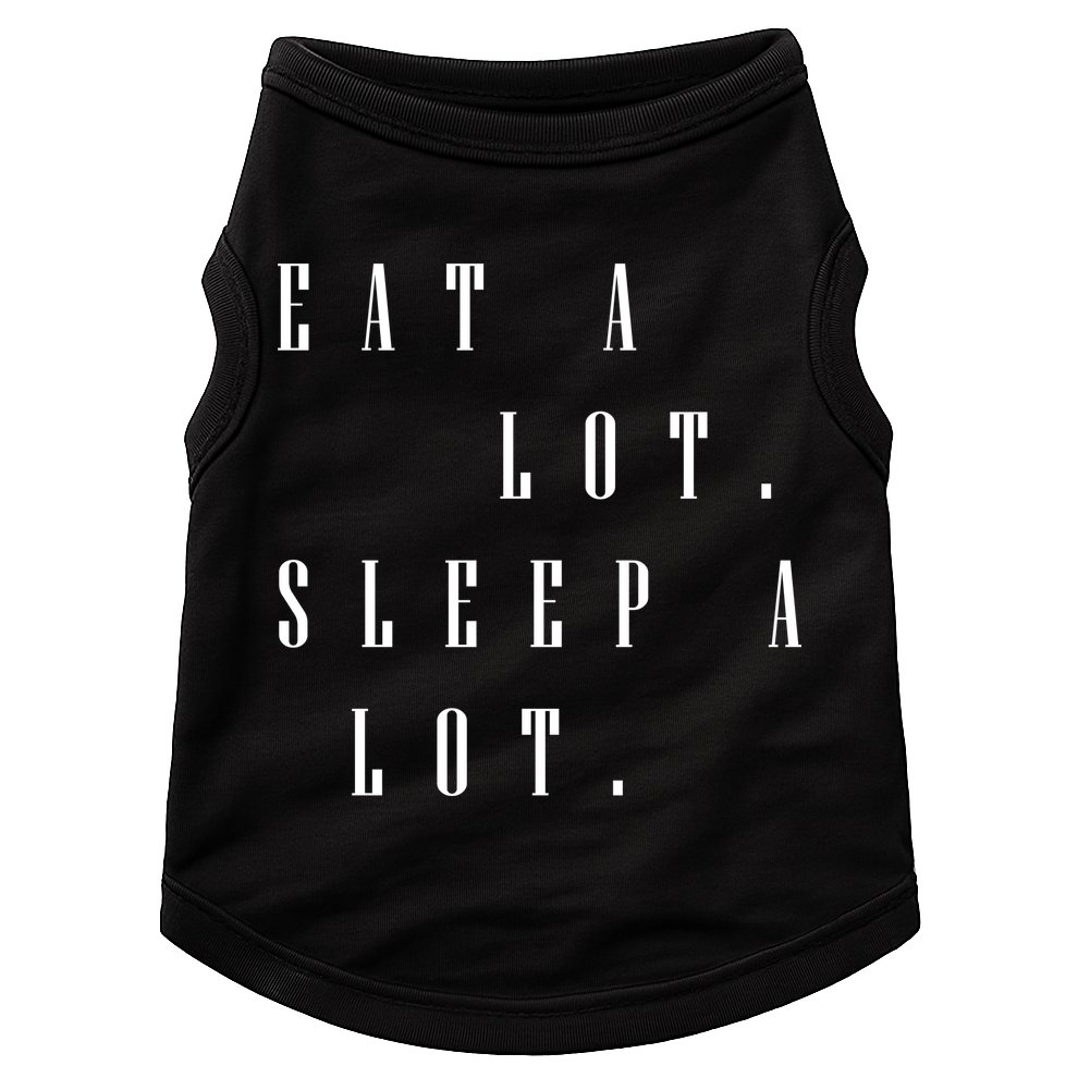 Eat A Lot Sleep A Lot Doggie Tank