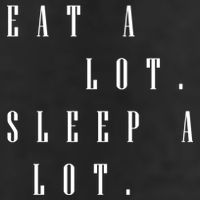 Eat A Lot Sleep A Lot Adult Drive Performance Visor