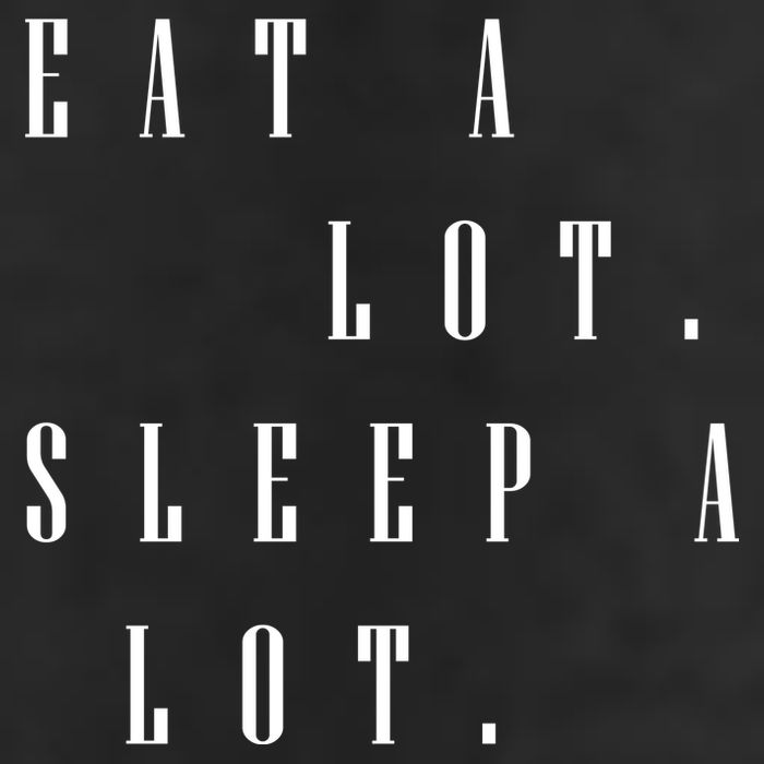 Eat A Lot Sleep A Lot Adult Drive Performance Visor
