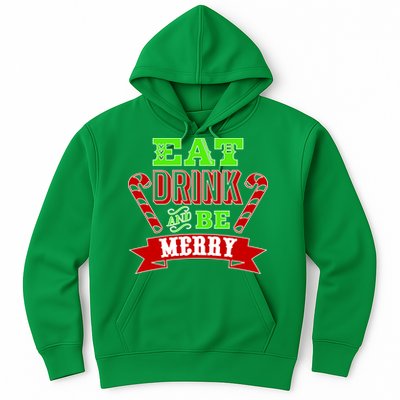 Eat Drink And Be Merry Christmas Hoodie