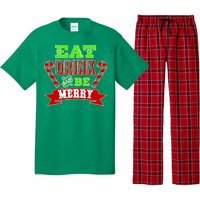 Eat Drink And Be Merry Christmas Pajama Set