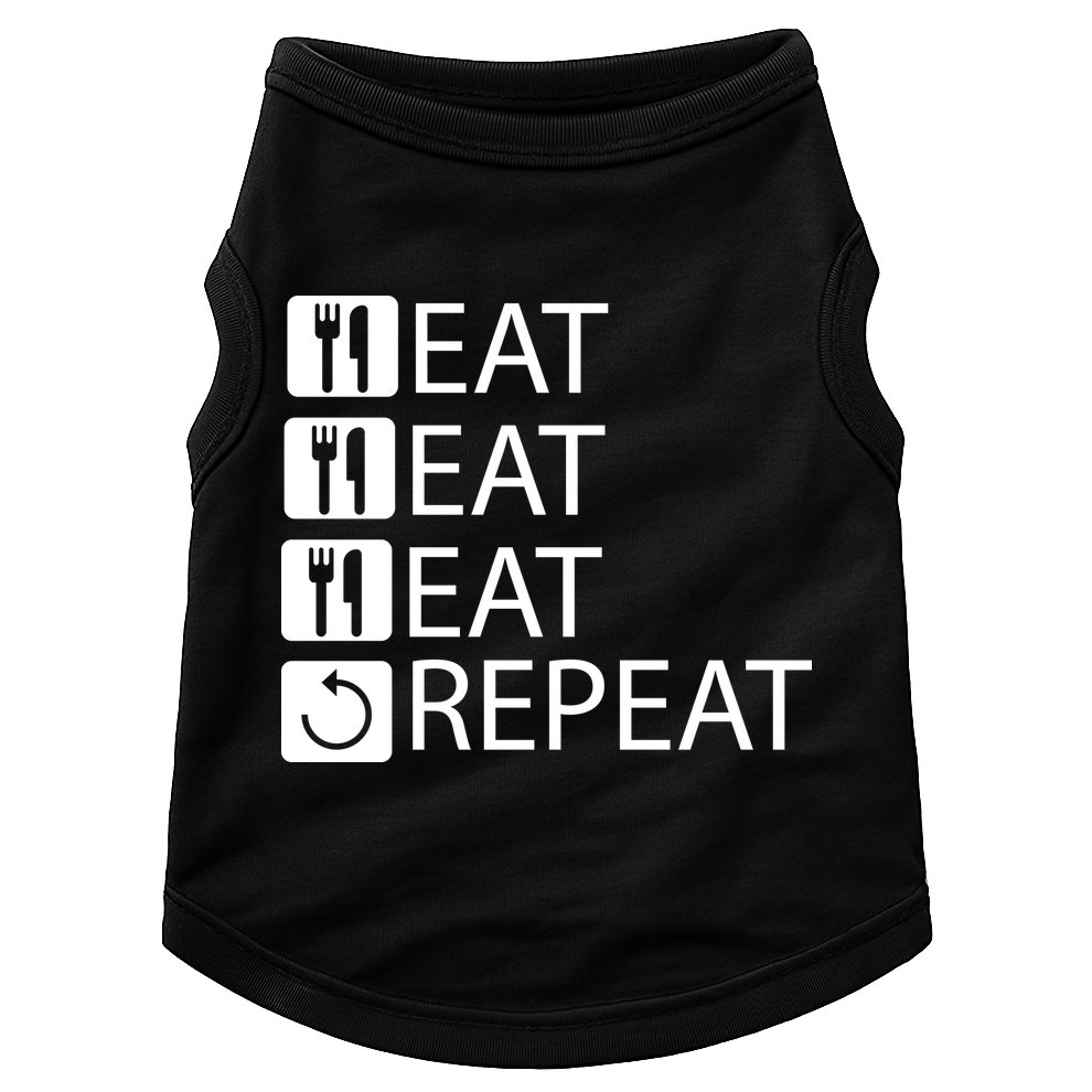 Eat Eat Eat Repeat Doggie Tank