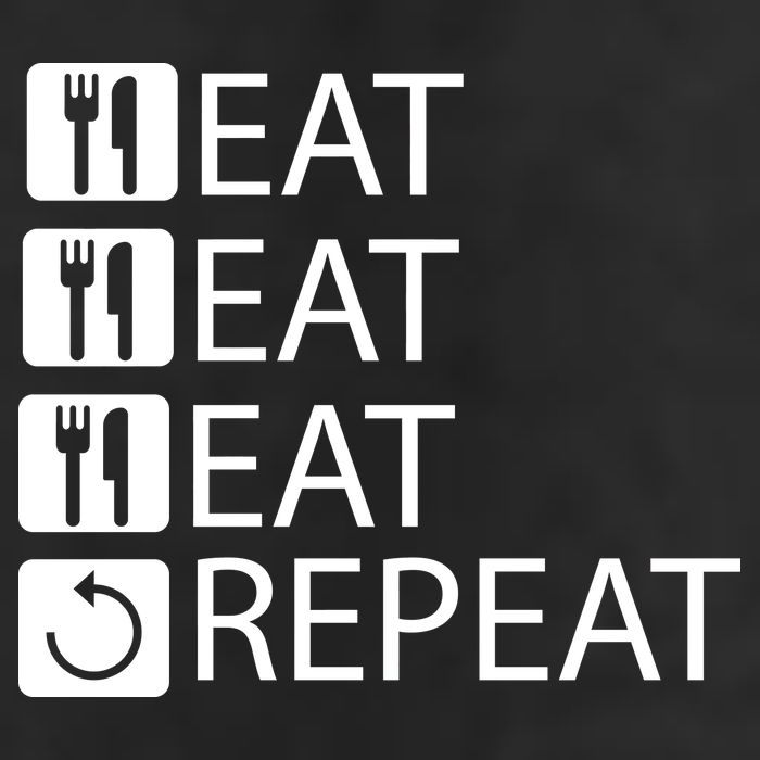 Eat Eat Eat Repeat Adult Drive Performance Visor