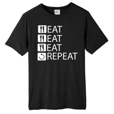 Eat Eat Eat Repeat Tall Fusion ChromaSoft Performance T-Shirt