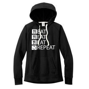 Eat Eat Eat Repeat Women's Fleece Hoodie