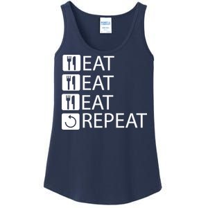 Eat Eat Eat Repeat Ladies Essential Tank