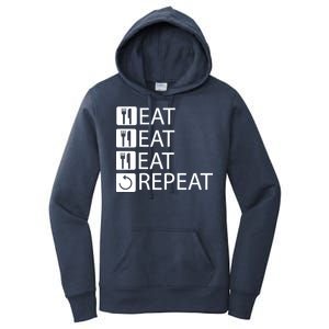 Eat Eat Eat Repeat Women's Pullover Hoodie