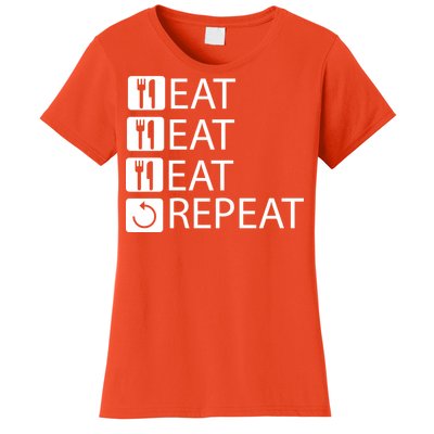 Eat Eat Eat Repeat Women's T-Shirt