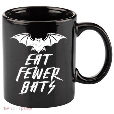 Eat Fewer Bats 11oz C Handle Ceramic Mug