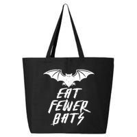 Eat Fewer Bats 25L Jumbo Tote