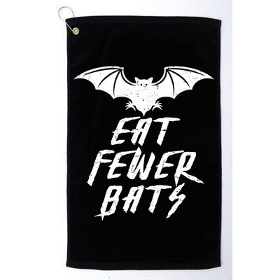 Eat Fewer Bats Golf Towel