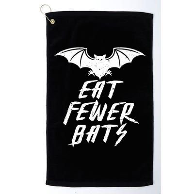 Eat Fewer Bats Platinum Collection Golf Towel