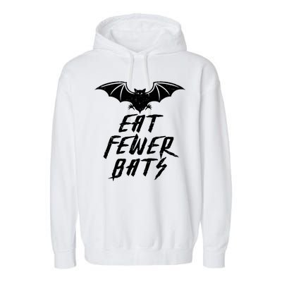 Eat Fewer Bats Garment-Dyed Fleece Hoodie