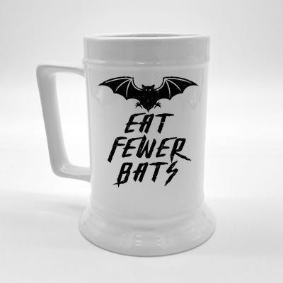 Eat Fewer Bats Beer Stein