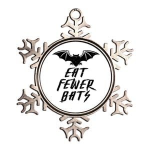 Eat Fewer Bats Metallic Star Ornament