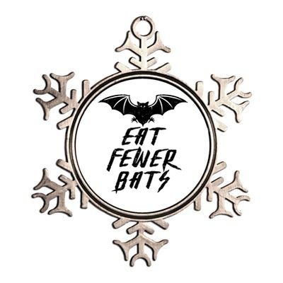 Eat Fewer Bats Metallic Star Ornament