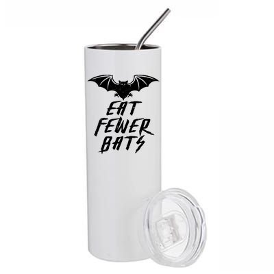 Eat Fewer Bats Stainless Steel Tumbler