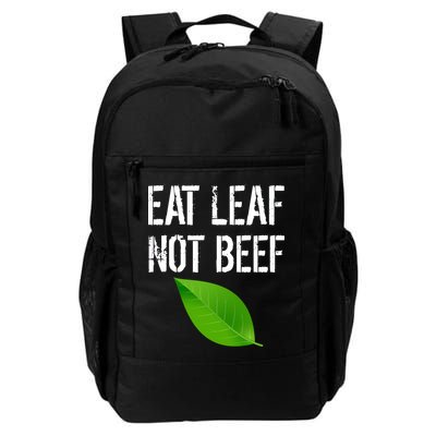 Eat Leaf Not Beef Funny Vegetarians Backpack