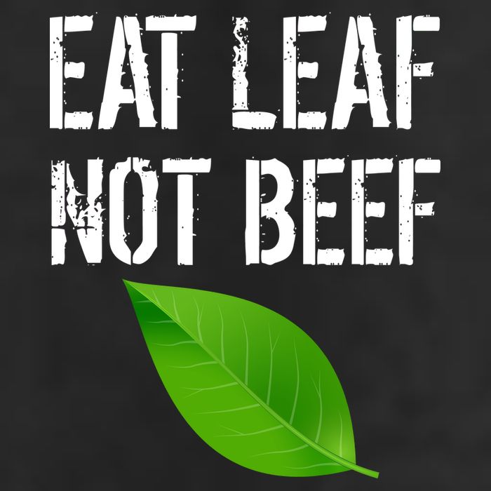 Eat Leaf Not Beef Funny Vegetarians 25L Jumbo Tote