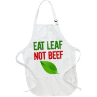 Eat Leaf Not Beef Funny Vegetarians Apron