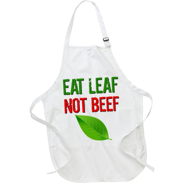 Eat Leaf Not Beef Funny Vegetarians Apron