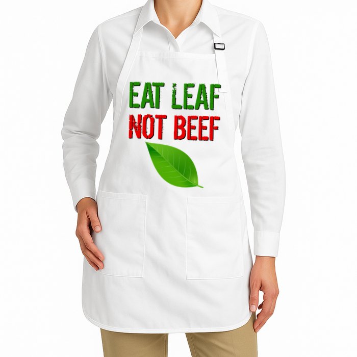 Eat Leaf Not Beef Funny Vegetarians Apron