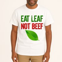 Eat Leaf Not Beef Funny Vegetarians Tall T-Shirt