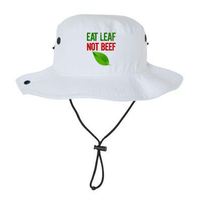 Eat Leaf Not Beef Funny Vegetarians Bucket Hat