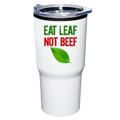 Eat Leaf Not Beef Funny Vegetarians Tumbler