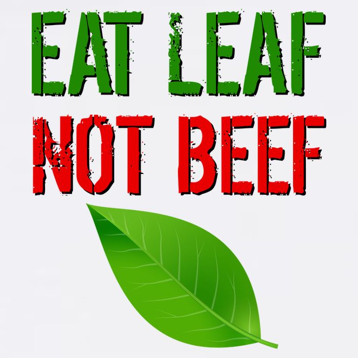 Eat Leaf Not Beef Funny Vegetarians Wool Snapback Cap