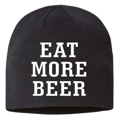 Eat More Beer Sustainable Beanie
