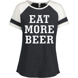 Eat More Beer Enza Ladies Jersey Colorblock Tee