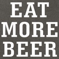 Eat More Beer Cotton Canvas Backpack