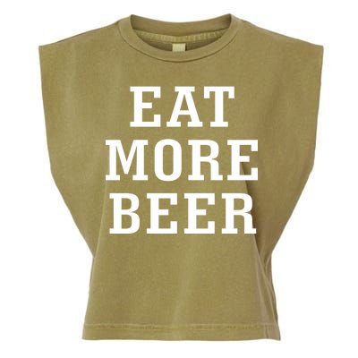 Eat More Beer Garment-Dyed Women's Muscle Tee