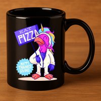 Eat Pizza Funny Happy Thanksgiving 11oz C Handle Ceramic Mug