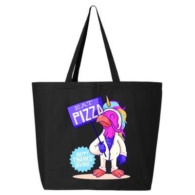 Eat Pizza Funny Happy Thanksgiving 25L Jumbo Tote