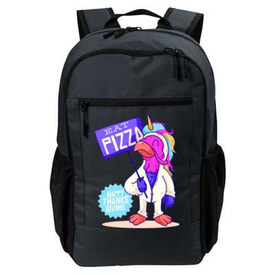 Eat Pizza Funny Happy Thanksgiving Daily Commute Backpack