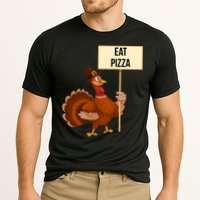 Eat Pizza Funny Turkey Cooling Performance Crew T-Shirt
