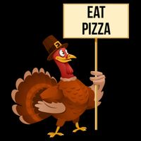 Eat Pizza Funny Turkey Bag