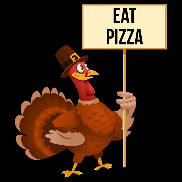 Eat Pizza Funny Turkey Bag
