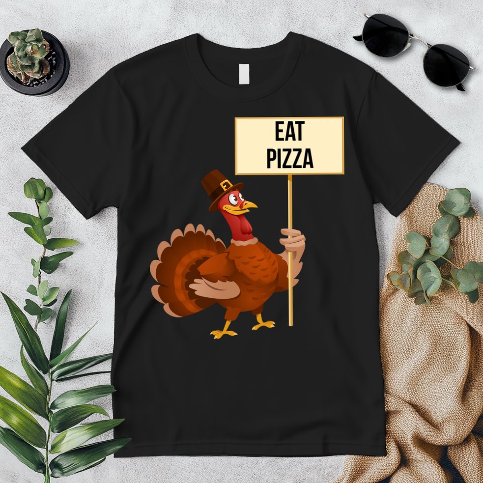 Eat Pizza Funny Turkey Premium T-Shirt