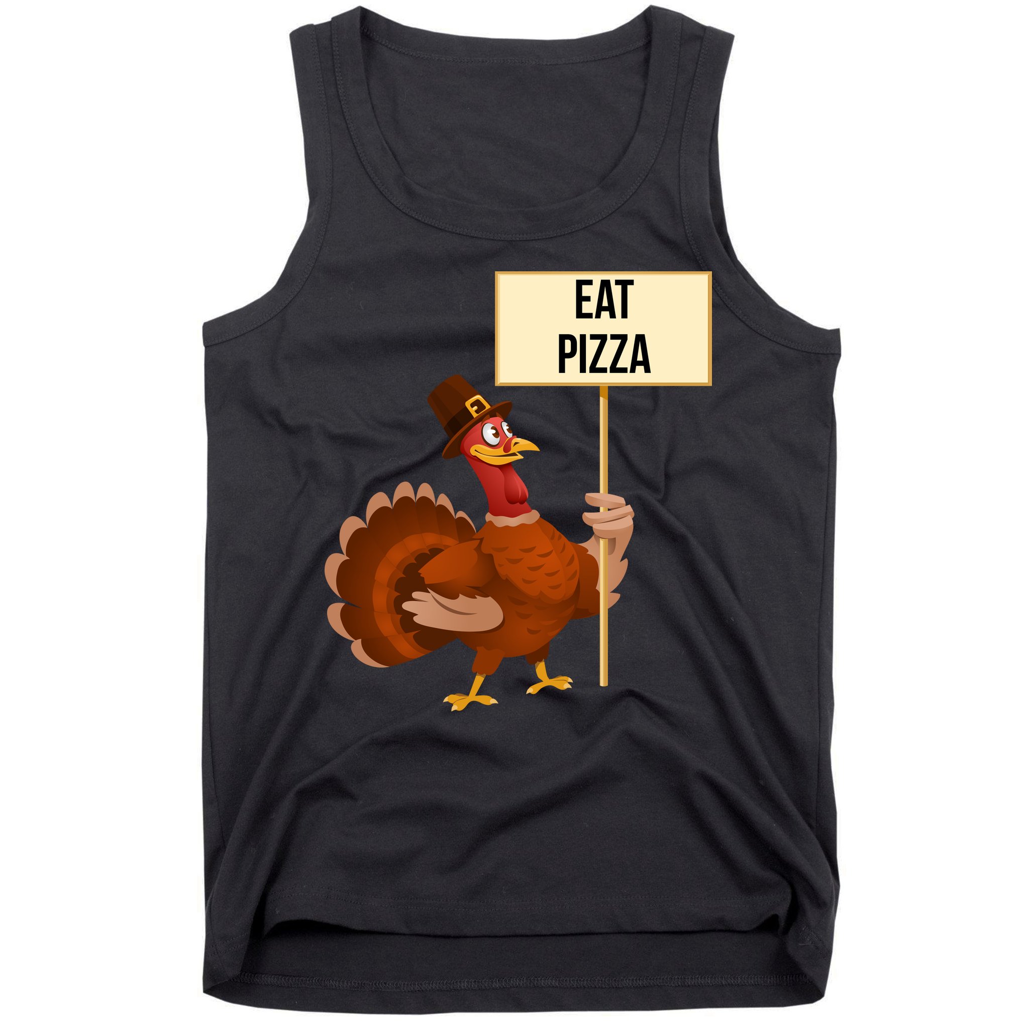 Eat Pizza Funny Turkey Tank Top