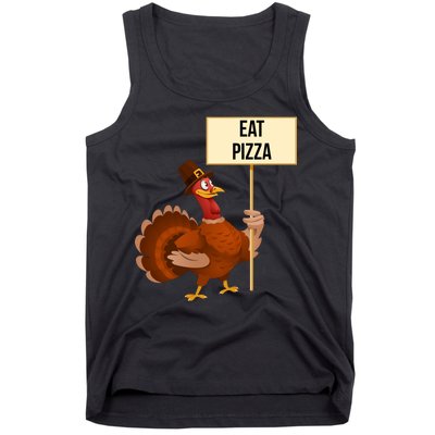 Eat Pizza Funny Turkey Tank Top