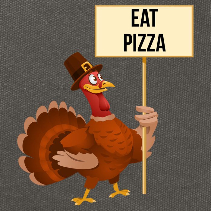 Eat Pizza Funny Turkey Cotton Canvas Backpack