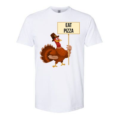 Eat Pizza Funny Turkey Softstyle CVC T-Shirt