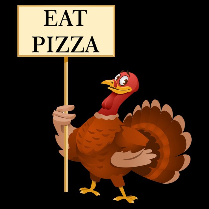 Eat Pizza Not Turkey Cooling Performance Crew T-Shirt