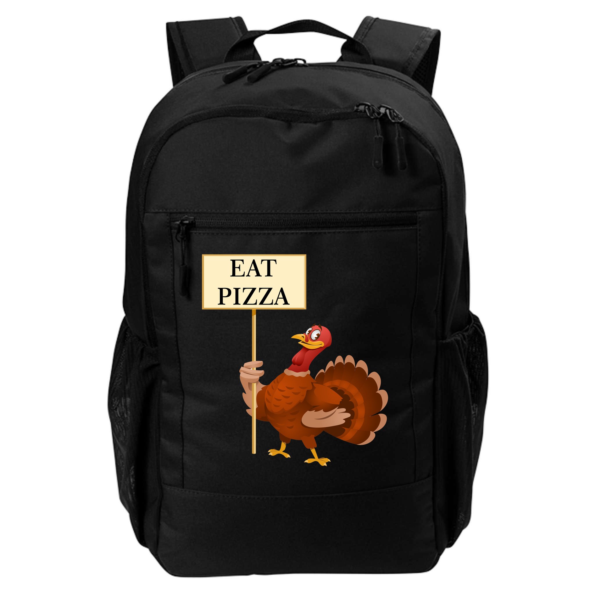 Eat Pizza Not Turkey Backpack