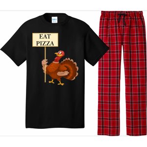 Eat Pizza Not Turkey Pajama Set