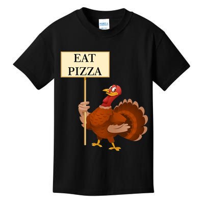 Eat Pizza Not Turkey Kids T-Shirt