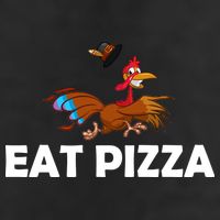 Eat Pizza Not Turkey Funny Thanksgiving 25L Jumbo Tote